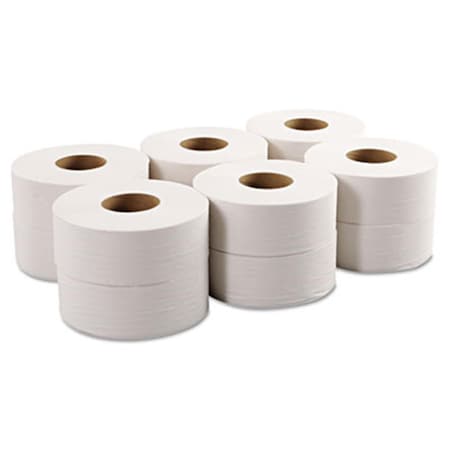 Gourmetgalley Jumbo Roll Bath Tissue, Two-Ply, 9 in., White, 12PK GO193134